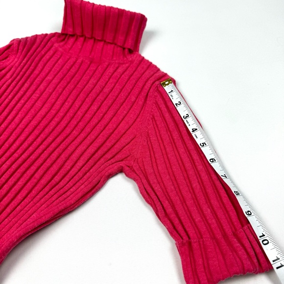 ATHLETA Demi Sleeve Organic Cotton Ribbed Knit Turtleneck - Picture 5 of 9